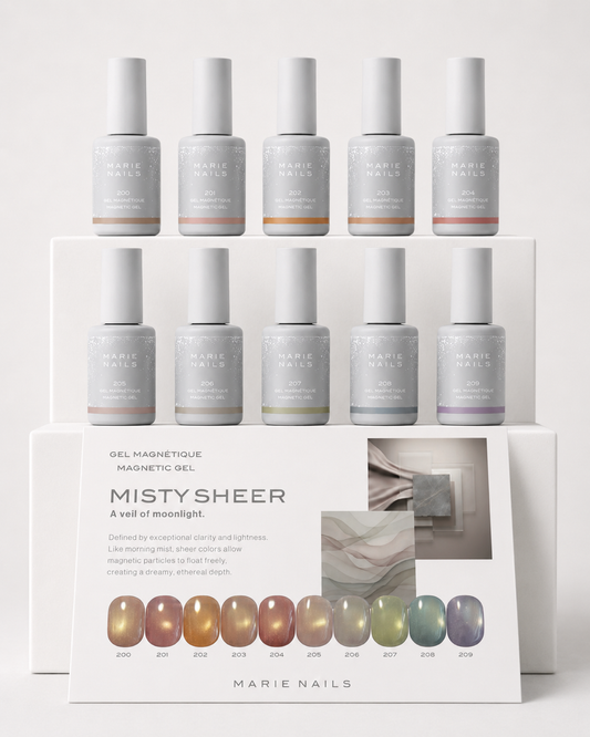 Magnetic Gel 10 Color Set 200–209 | Misty Sheer