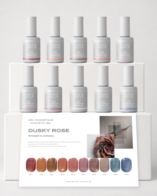 Magnetic Gel 10 Color Set 600–609 | Dusky Rose