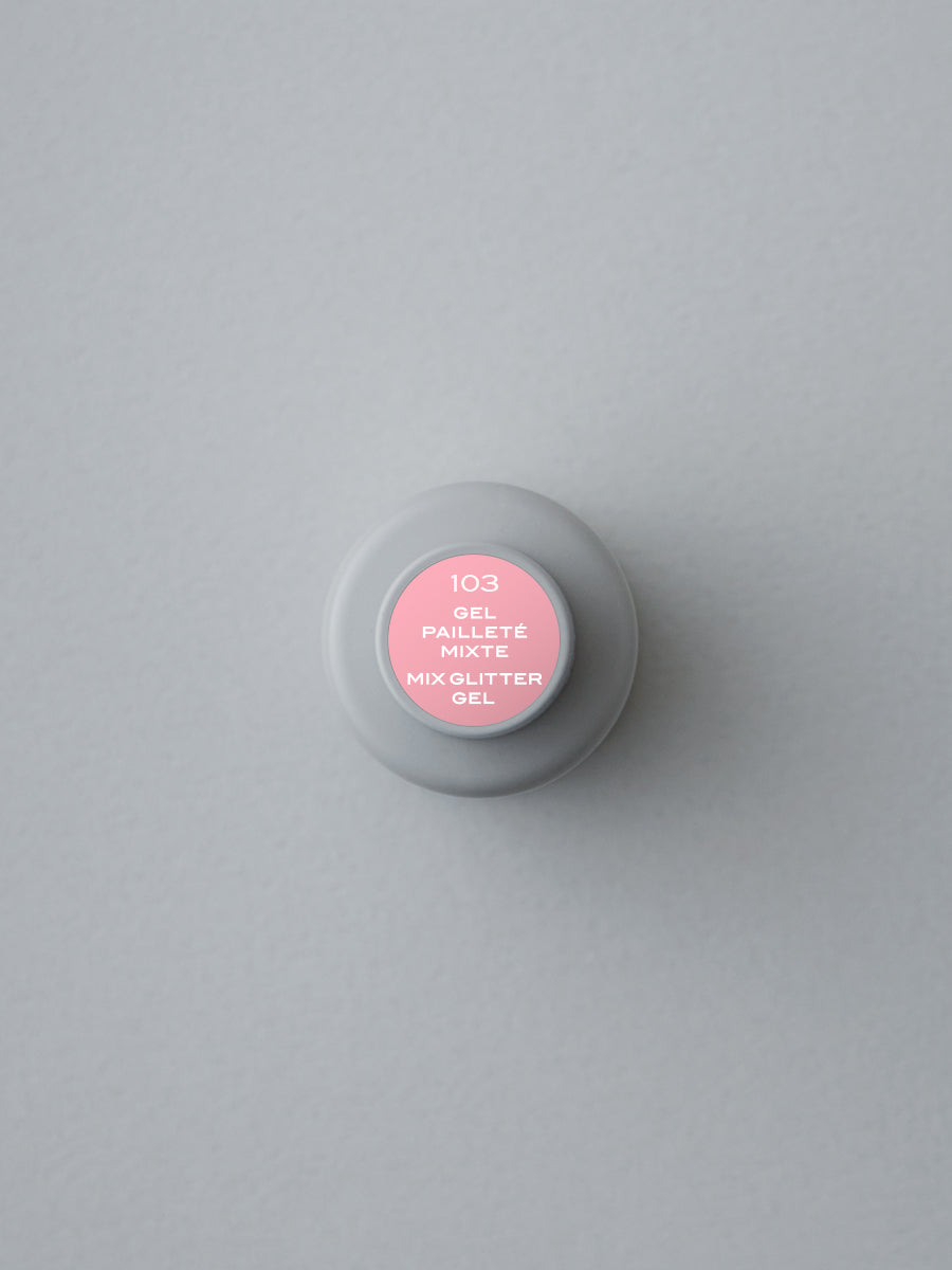 MARIE NAILS Glitter Gel Polish – No.103