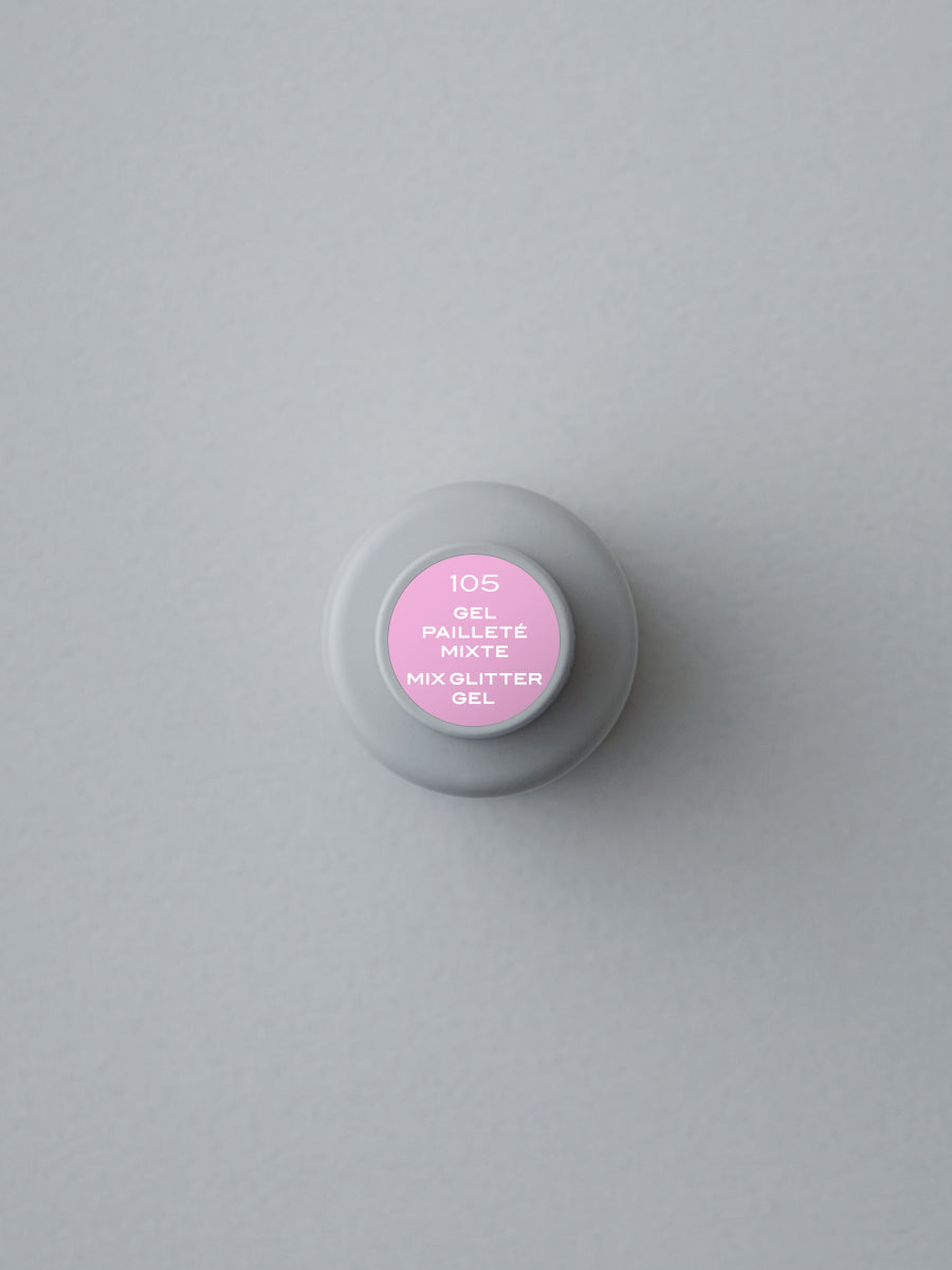 MARIE NAILS Glitter Gel Polish – No.105