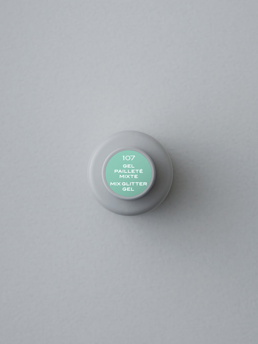 MARIE NAILS Glitter Gel Polish – No.107