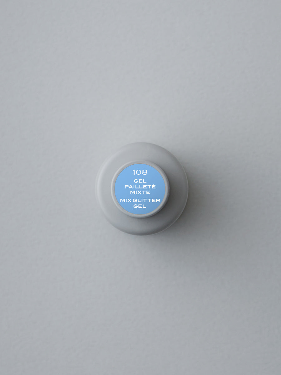 MARIE NAILS Glitter Gel Polish – No.108
